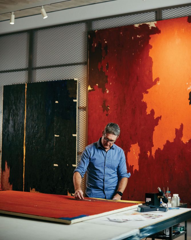 Art Conservator James Squires