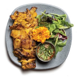 Aloy Modern Thai's BBQ Chicken.