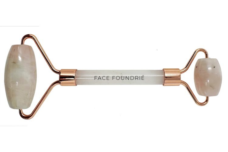 Rose quartz roller