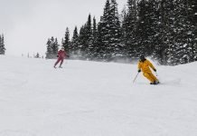 Jane-A-Thon skiers on slope