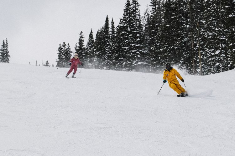 Jane-A-Thon skiers on slope