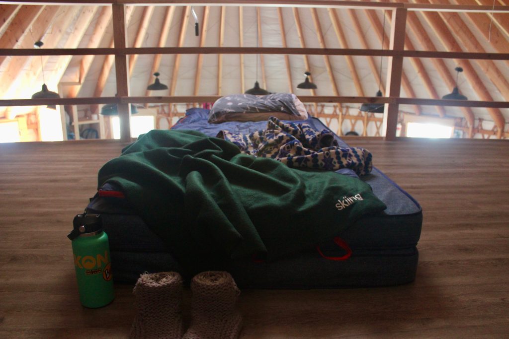 Seven Utes Yurt loft