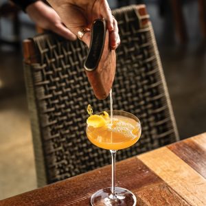 Uncorked Kitchen & Wine Bar's Ginger Barrel cocktail