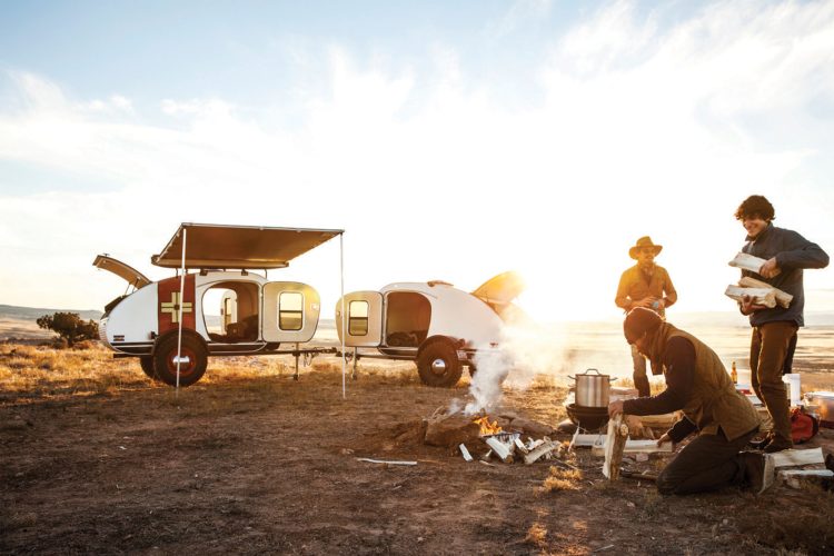 Vintage Overland caravans