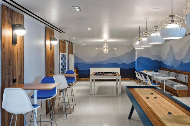American Express Centurion Lounge Game Room