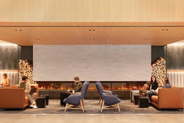 United Club Fireplace