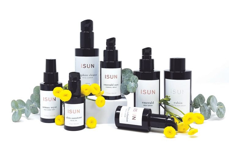 ISUN skincare products