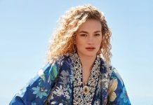 Model wearing Johnny Was