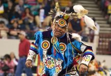Guide to the Denver March Powwow Powwow dancer