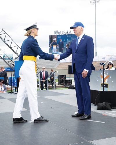 Madison Marsh in military uniform