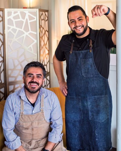 Chefs Erasmo Casiano and Rene Gonzalez Mendez