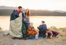 Kelty: The Perfect Colorado Sleeping Bag Family all bundled in Kelty sleeping gear