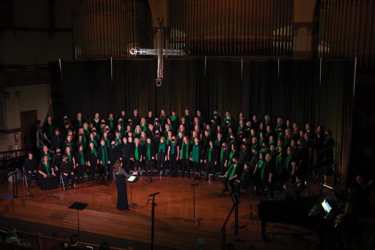 Denver Women's Chorus on stage