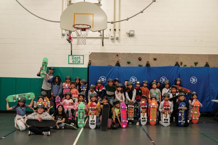 Crowd of Can’d Aid kids