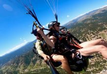 Misha and Sahale Paragliding