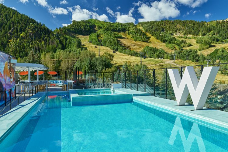 W Aspen hotel pool