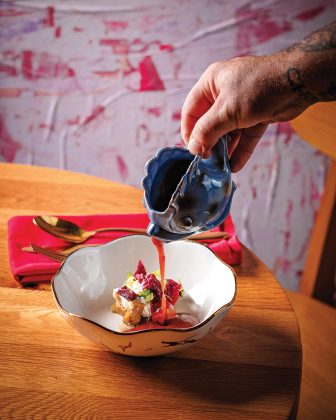 Beet and Plum Borscht