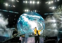 Colorado Spring’s New Ford Amphitheater Band performing on stage