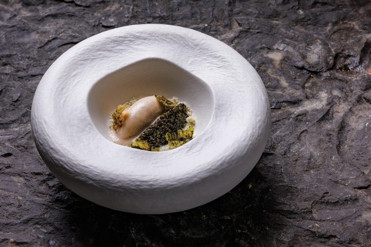 Caviar + Jasmine: Tsar Nicoulai reserve caviar, jasmine tea ice cream, jasmine rice