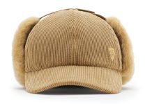 Burberry’s Shearling Trim Corduroy Trapper Cap
