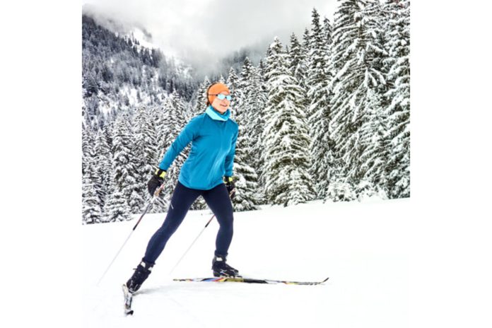 Cross country skiing at Granby Ranch
