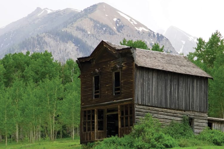 A building at Ashcroft Ghost Town.