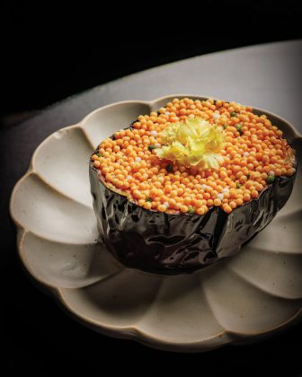 The broiled eggplant at Kumoya.