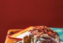 The Atomic Cowboy Cinnamon Roll.