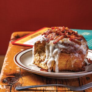 The Atomic Cowboy Cinnamon Roll.