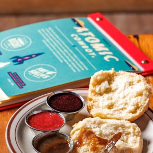 The Atomic Cowboy Apple Butter Jam.