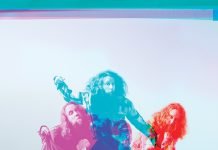 Josh Blue posing in three poses.