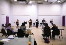 Attendees take part in the Colorado New Play Summit.