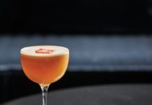 Bezel’s Strawberry Rhubarb Sour Cocktail Recipe Bezel's Strawberry Rhubarb Cocktail.