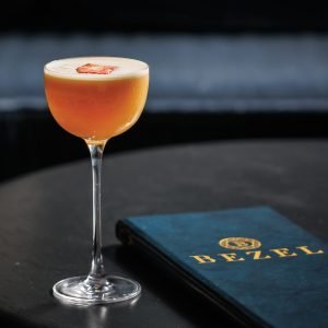 Bezel's Strawberry Rhubarb Cocktail.