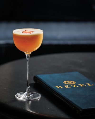 Bezel's Strawberry Rhubarb Cocktail.