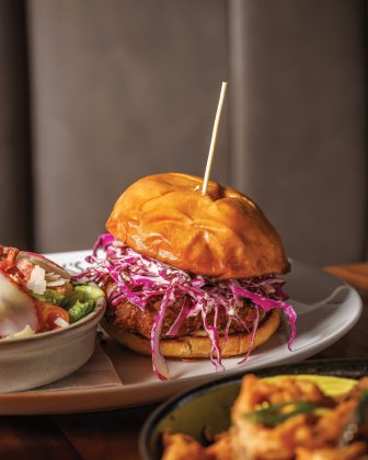 The fish sandwich at Elways.