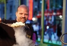 The Inventing Room Takes Playing with Your Food to Another Realm Chef Ian Kleinman plays with his food at The Inventing Room.