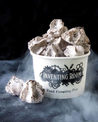 The Oreo space foam at The Inventing Room.