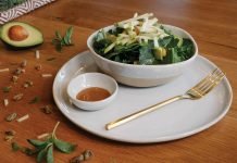 Sacred Society’s Green Gorgeous salad.
