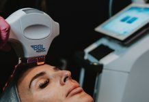 Woman receives the Moxi and BBL treatments to help reduce fine lines and wrinkles.