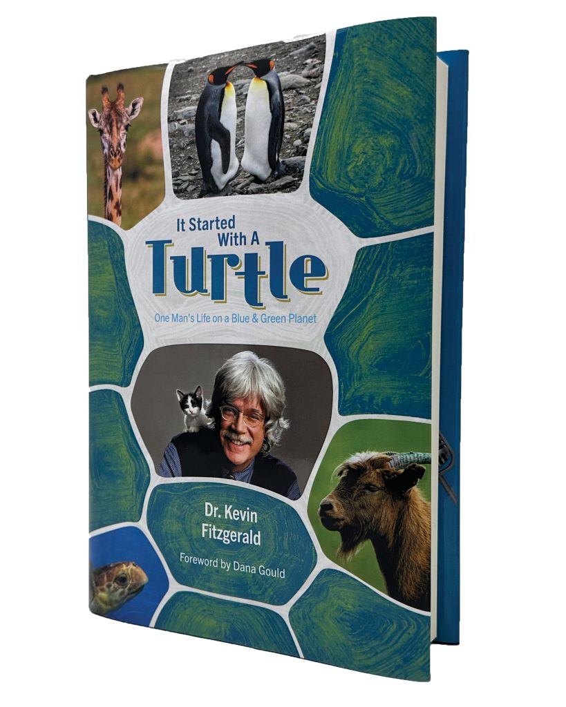 Cover photo of Dr. Kevin Fitzgerald's book, It Started with a Turtle.