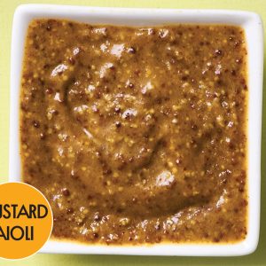 The Mustard Aioli sauce from Blackbelly.