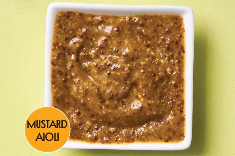 The Mustard Aioli sauce from Blackbelly.