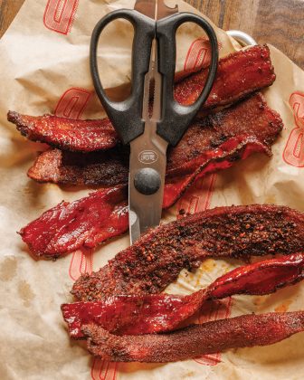 The bacon flight at Bacon Social House.