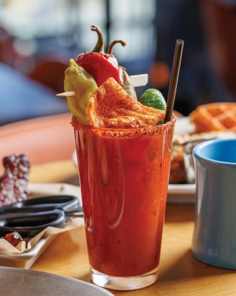 A Bloody Mary at Bacon Social House.