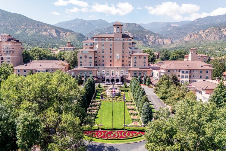 Exterior of The Broadmoor.
