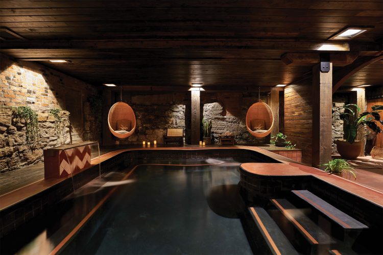 The Grotto spa's grotto.