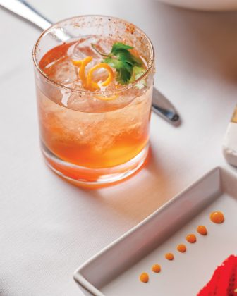 Smoked out margarita from Evoke 1923.