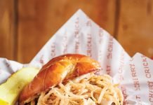 The Cherry Cricket's Masterpiece Deconstructed Burger.