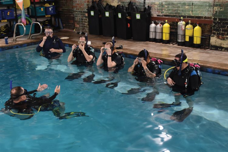 Scuba diving with the River Deep Foundation